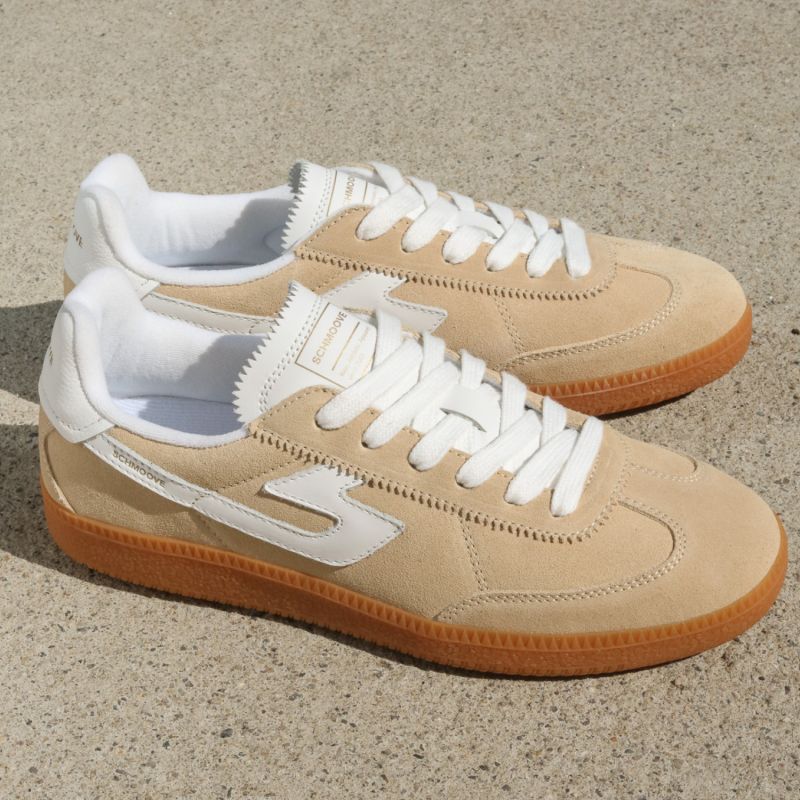 SHEFFIELD JOGGER M - SUEDE/NAPPA - BEIGE/BLANC